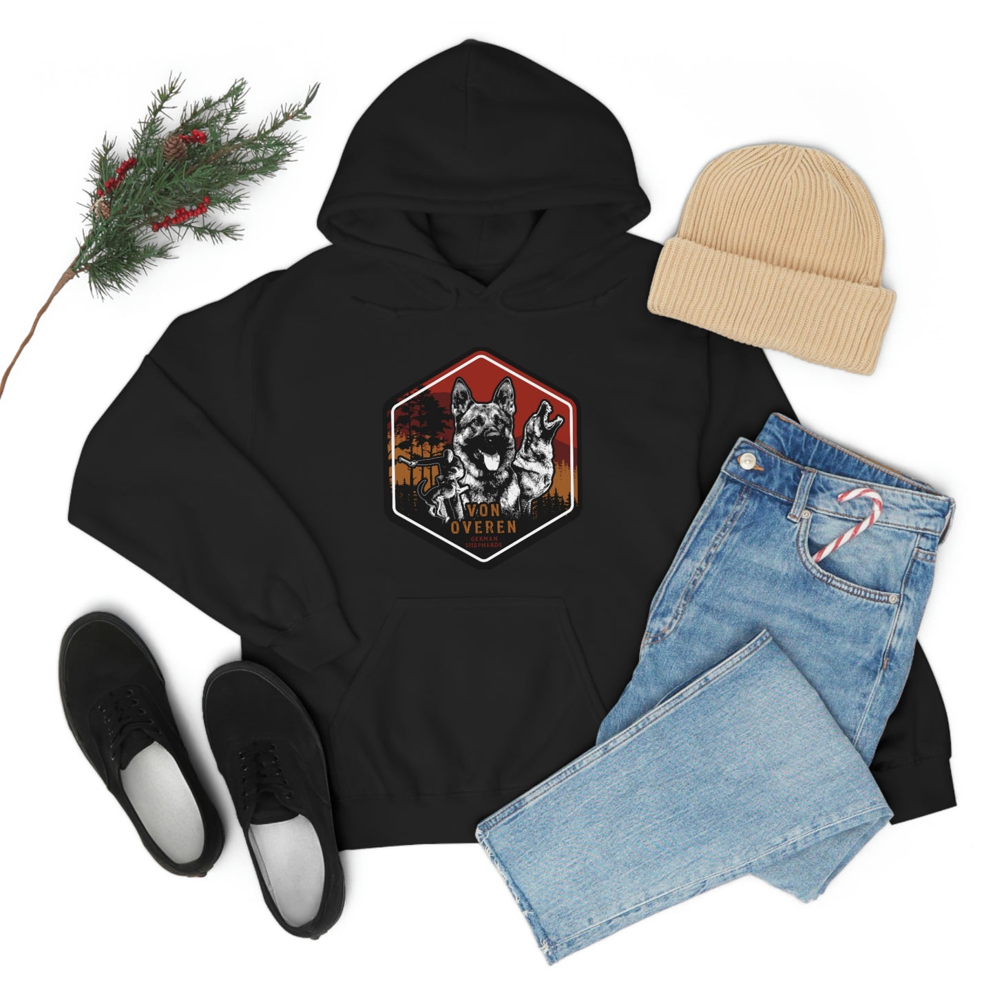 Von Overen German Shepherds Unisex Heavy Blend™ Hooded Sweatshirt