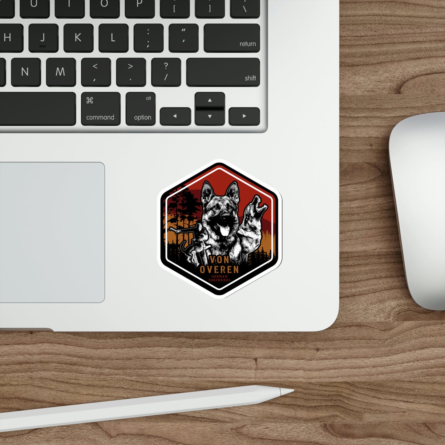 Von Overen German Shepherd Die-Cut Stickers