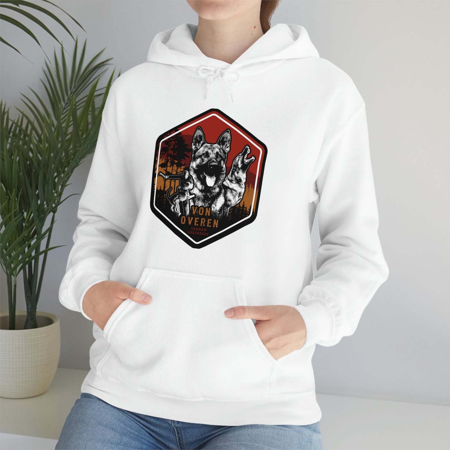 Von Overen German Shepherds Unisex Heavy Blend™ Hooded Sweatshirt