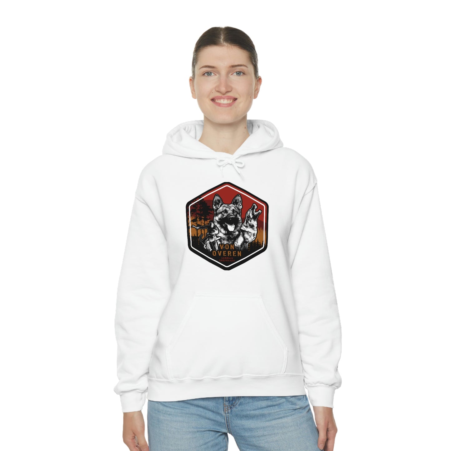 Von Overen German Shepherds Unisex Heavy Blend™ Hooded Sweatshirt