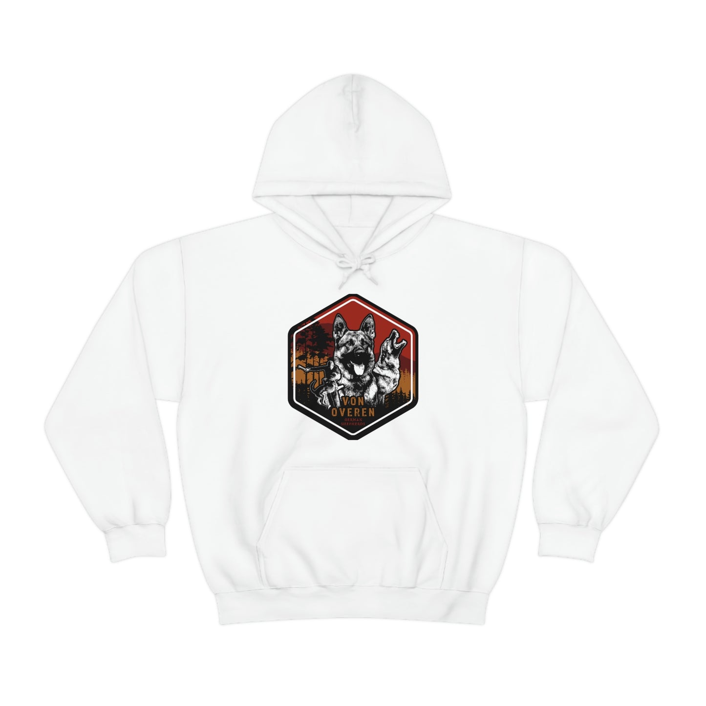 Von Overen German Shepherds Unisex Heavy Blend™ Hooded Sweatshirt