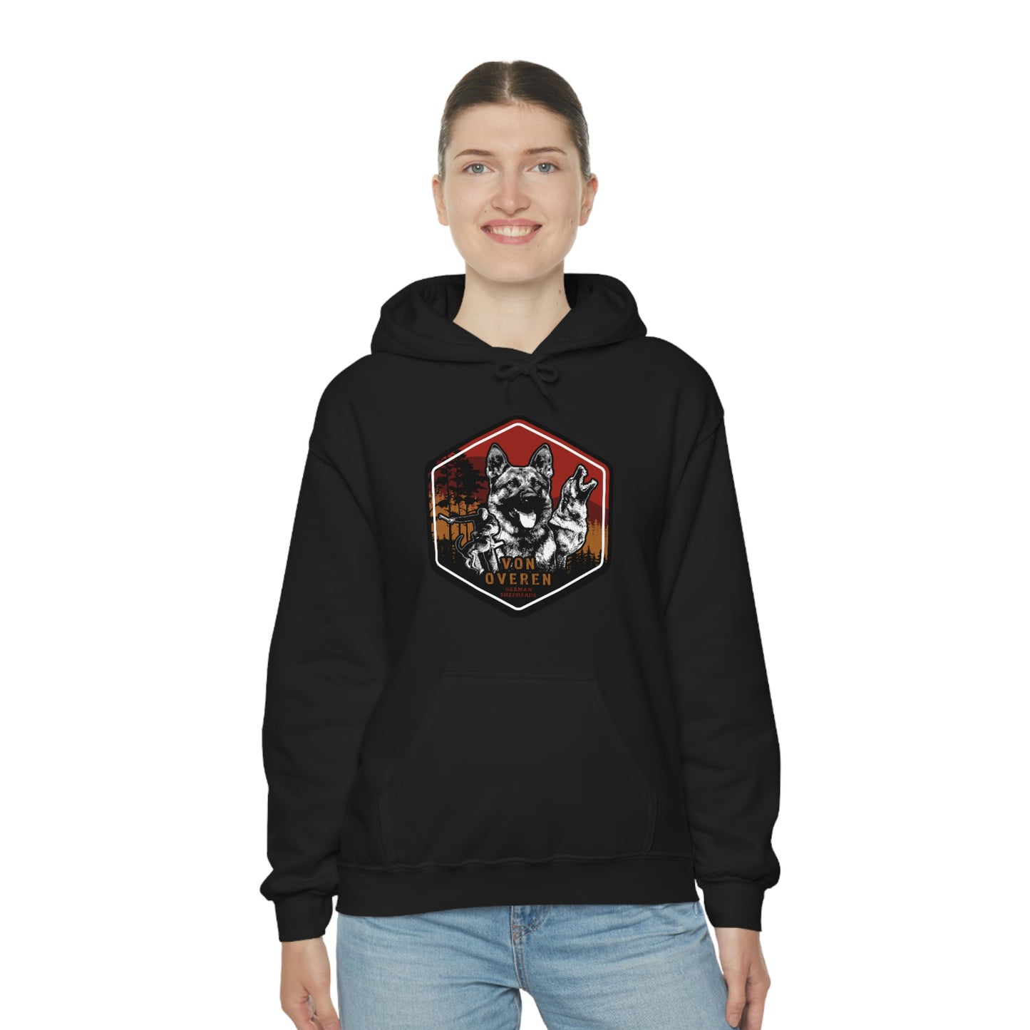 Von Overen German Shepherds Unisex Heavy Blend™ Hooded Sweatshirt