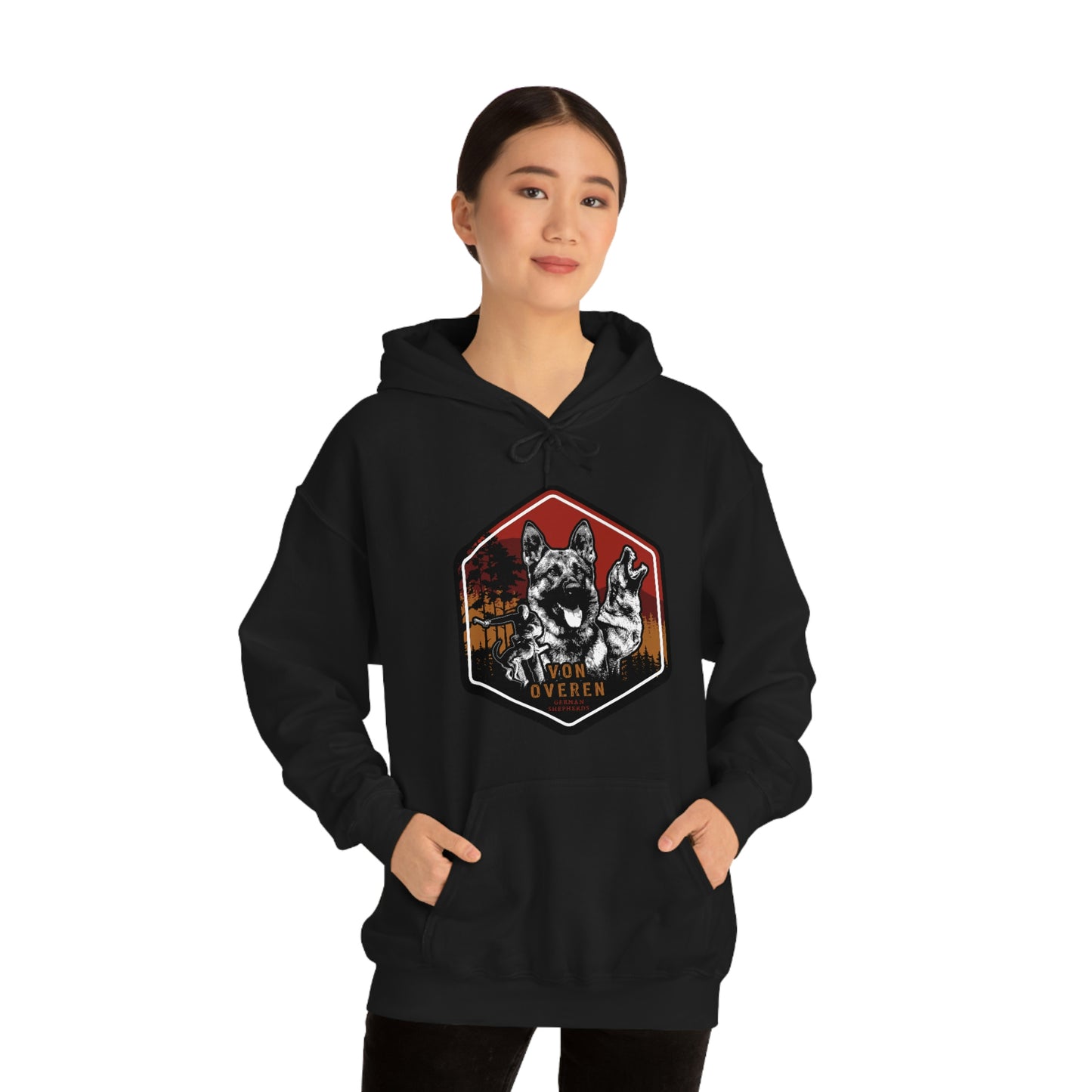 Von Overen German Shepherds Unisex Heavy Blend™ Hooded Sweatshirt