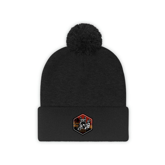 Von Overen German Shepherds Pom Pom Beanie